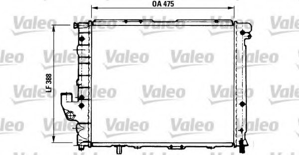 VALEO 810984 Radiator, engine cooling